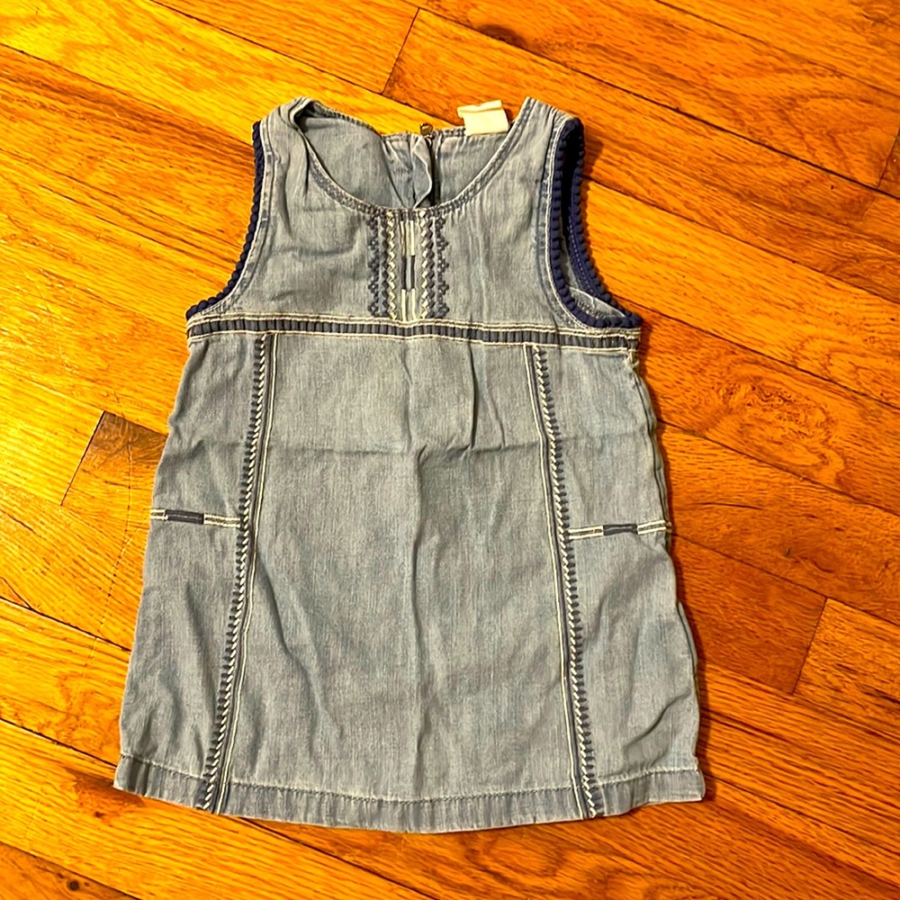 GAP baby girl denim dress 12-18 months